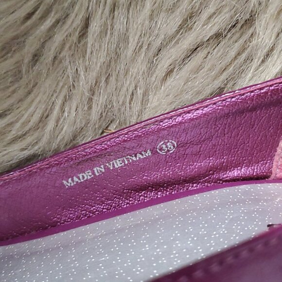 Vintage Y2K Light Purple Leather-Like Patent Heels - Picture 14 of 16